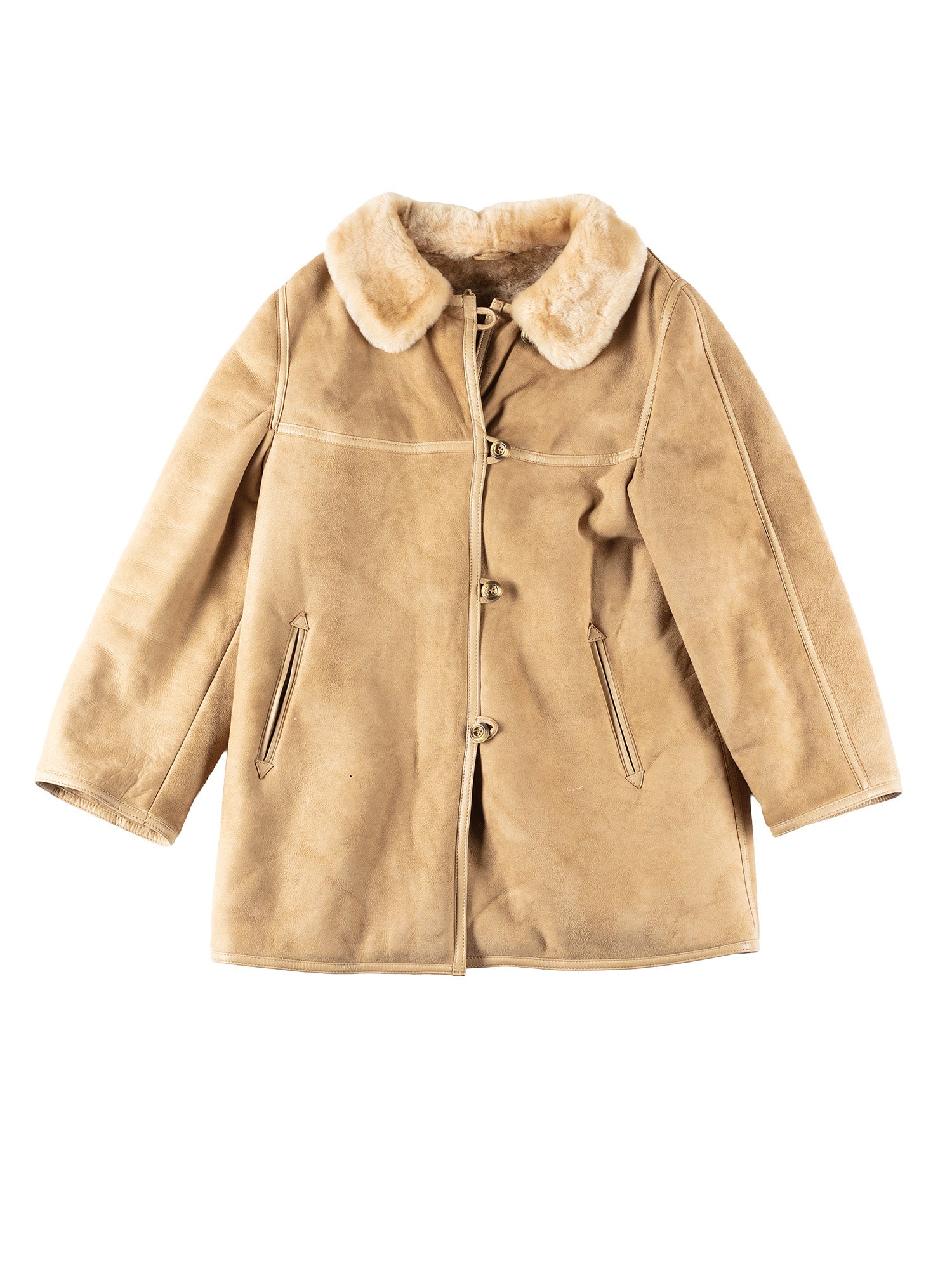 Online Vintage Store | Vintage 80's Women Sheepskin Jacket in
