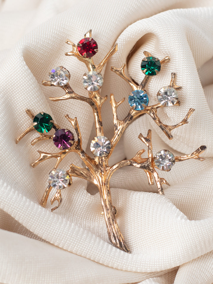 Vintage 60's Sarah Coventry Tree of Life Brooch