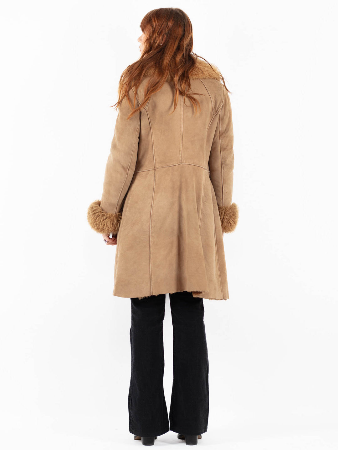 Vintage 70's Women Sheepskin in BeigeV9769