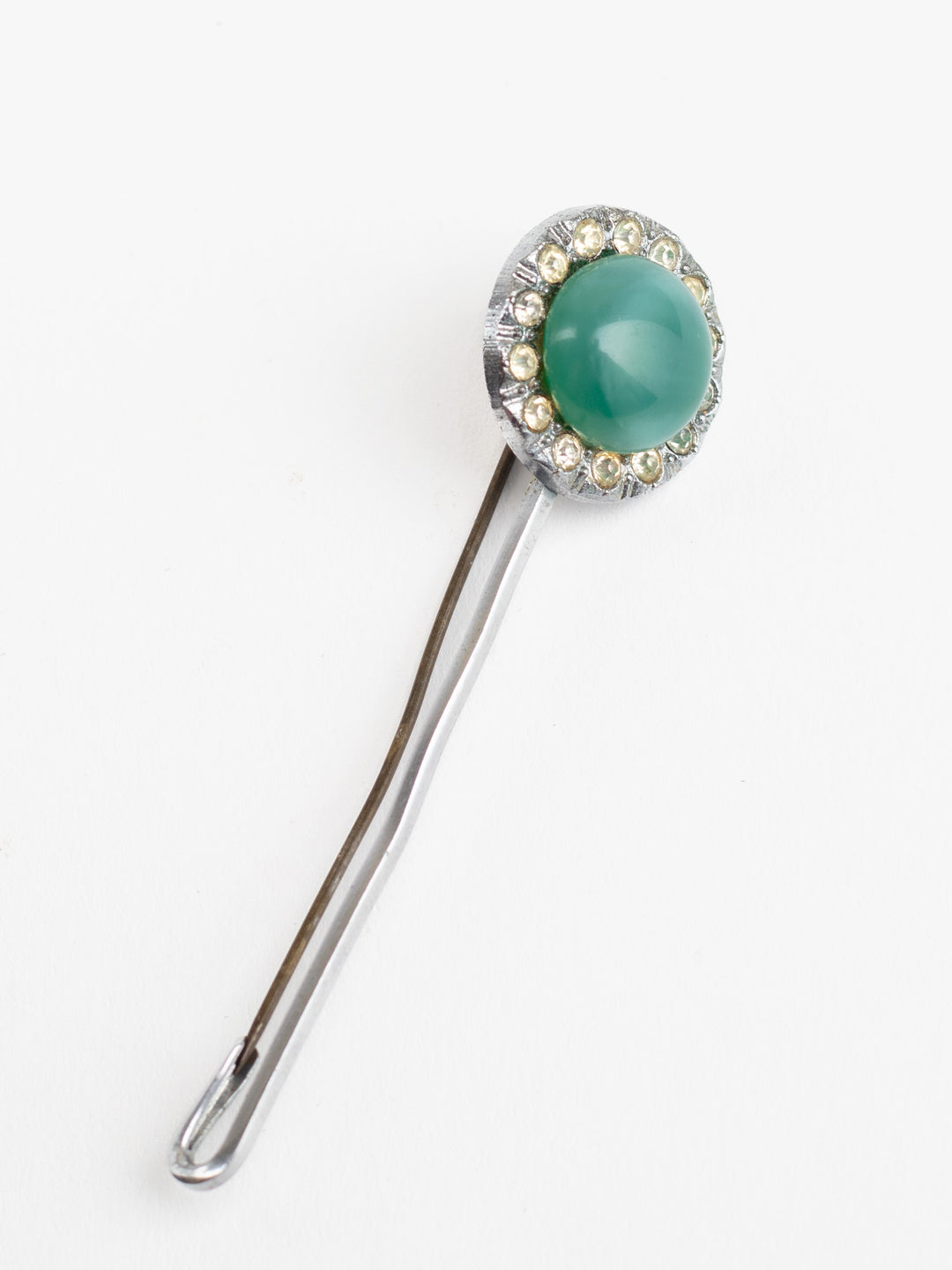 Vintage 30s Art Deco Pin with Rhinestone Halo