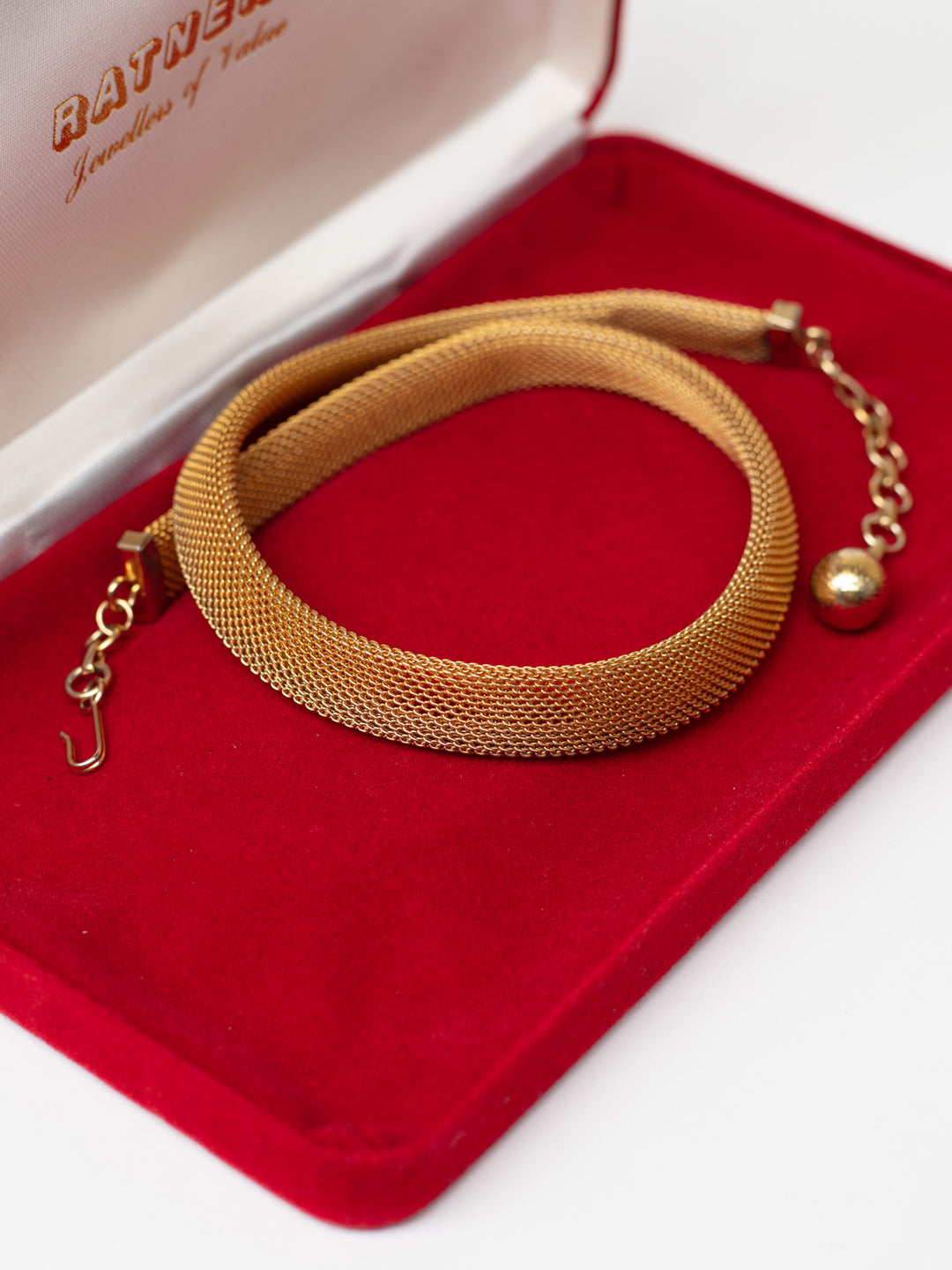 Vintage 70's Mesh Chain Necklace