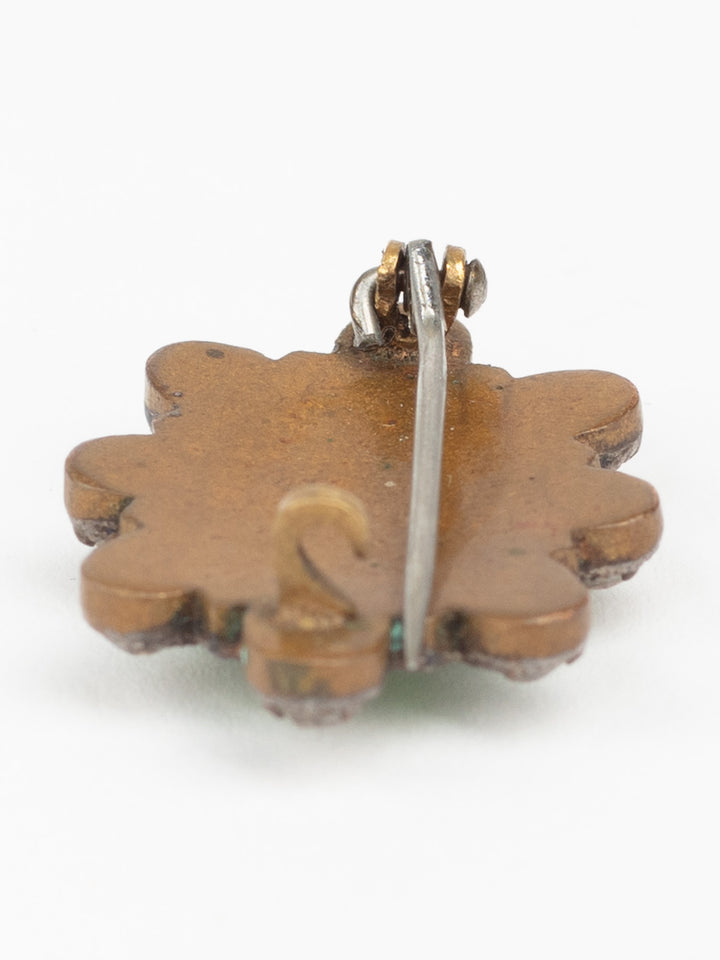 Vintage 30s Art Deco Geometric Starburst Brooch