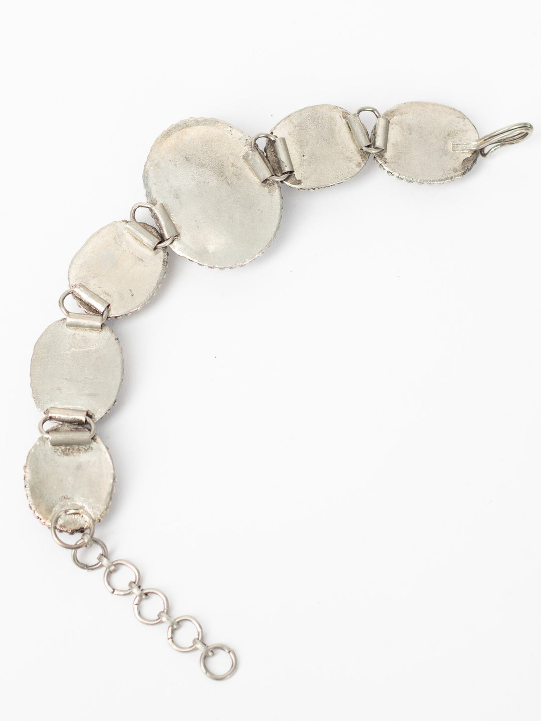 Vintage 70's Multi-Stone Boho Panel Bracelet