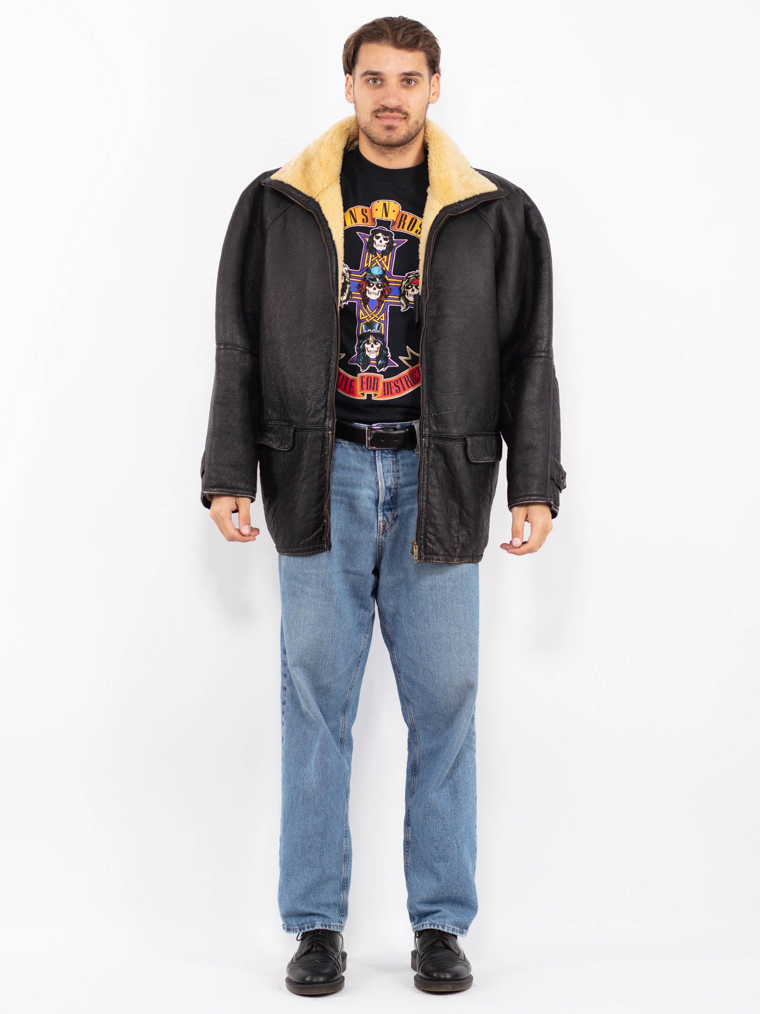 ビンテージ❣️Shearling ❣️黒 M秋冬❣️入手困難❣️昭和レトロ❣️ジャケット❣️ ビンテージ❣️Shearling ❣️黒 M秋冬❣️入手困難❣️昭和レトロ