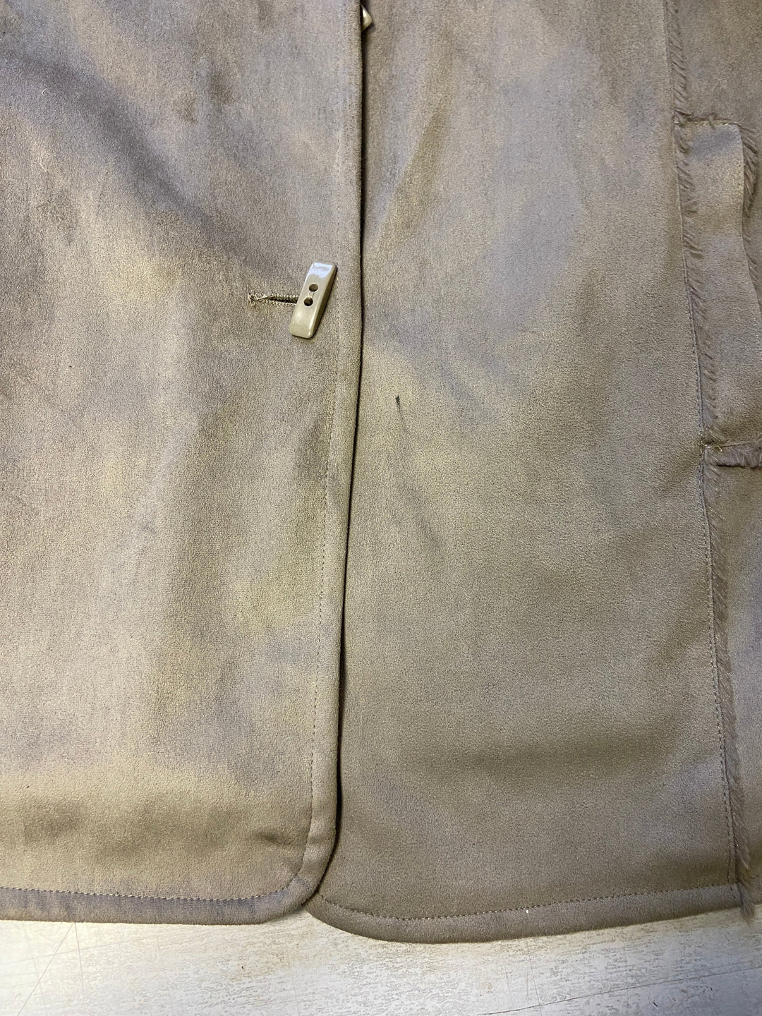 Vintage 00's Women Faux Shearling Coat in Gray - NorthernGrip