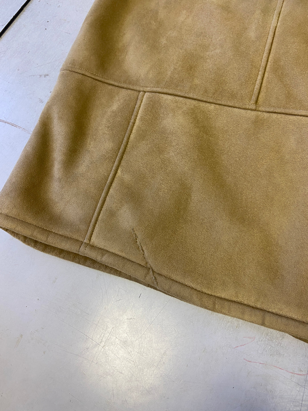 Vintage Men Faux Sheepskin Coat in BeigeZ1540