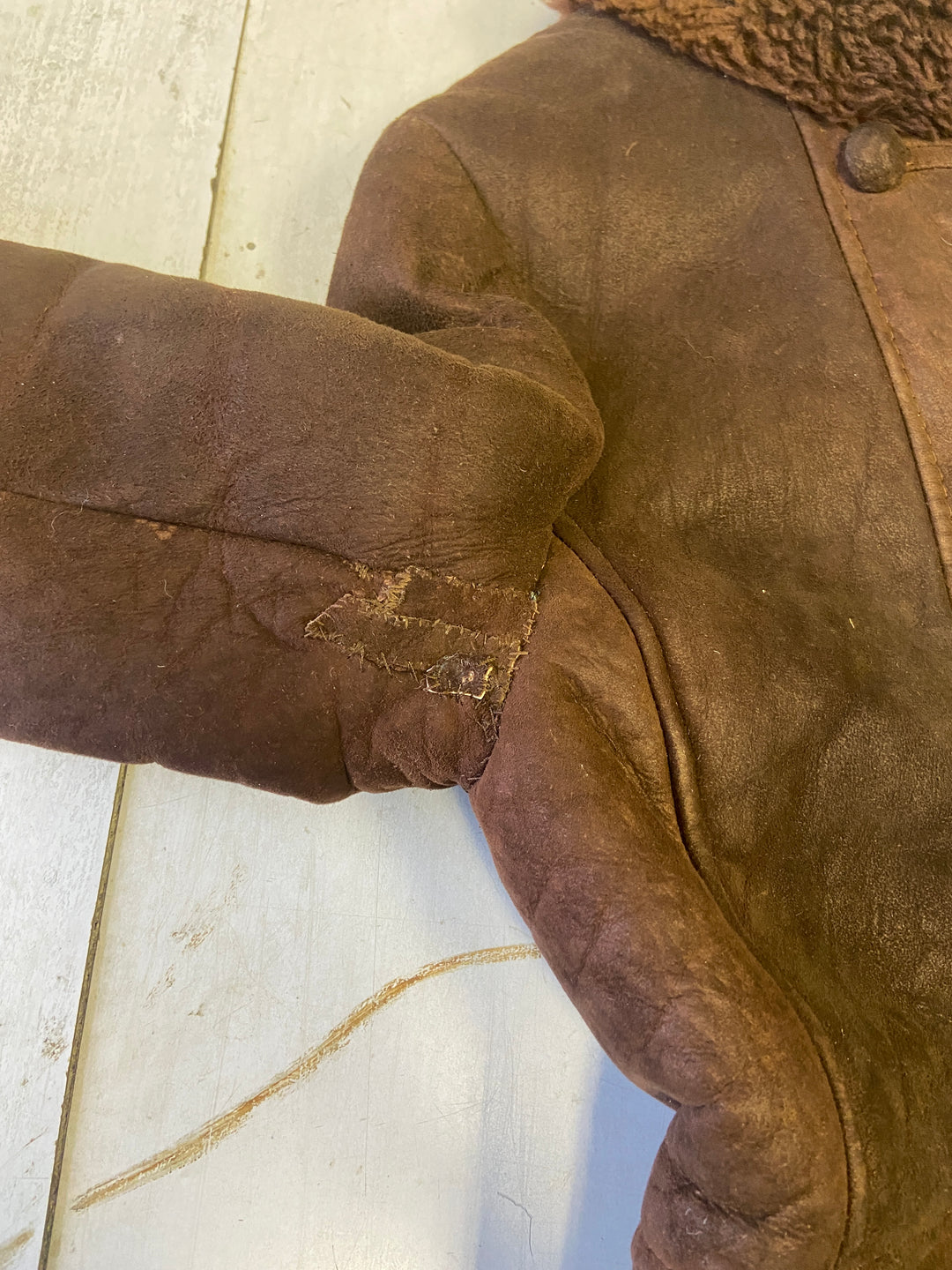 Vintage 70's Women Sheepskin Coat in BrownV8811