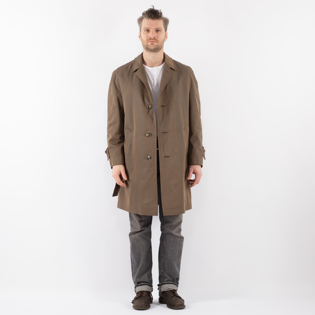 Vintage 70's Men Mac in BrownZ1089