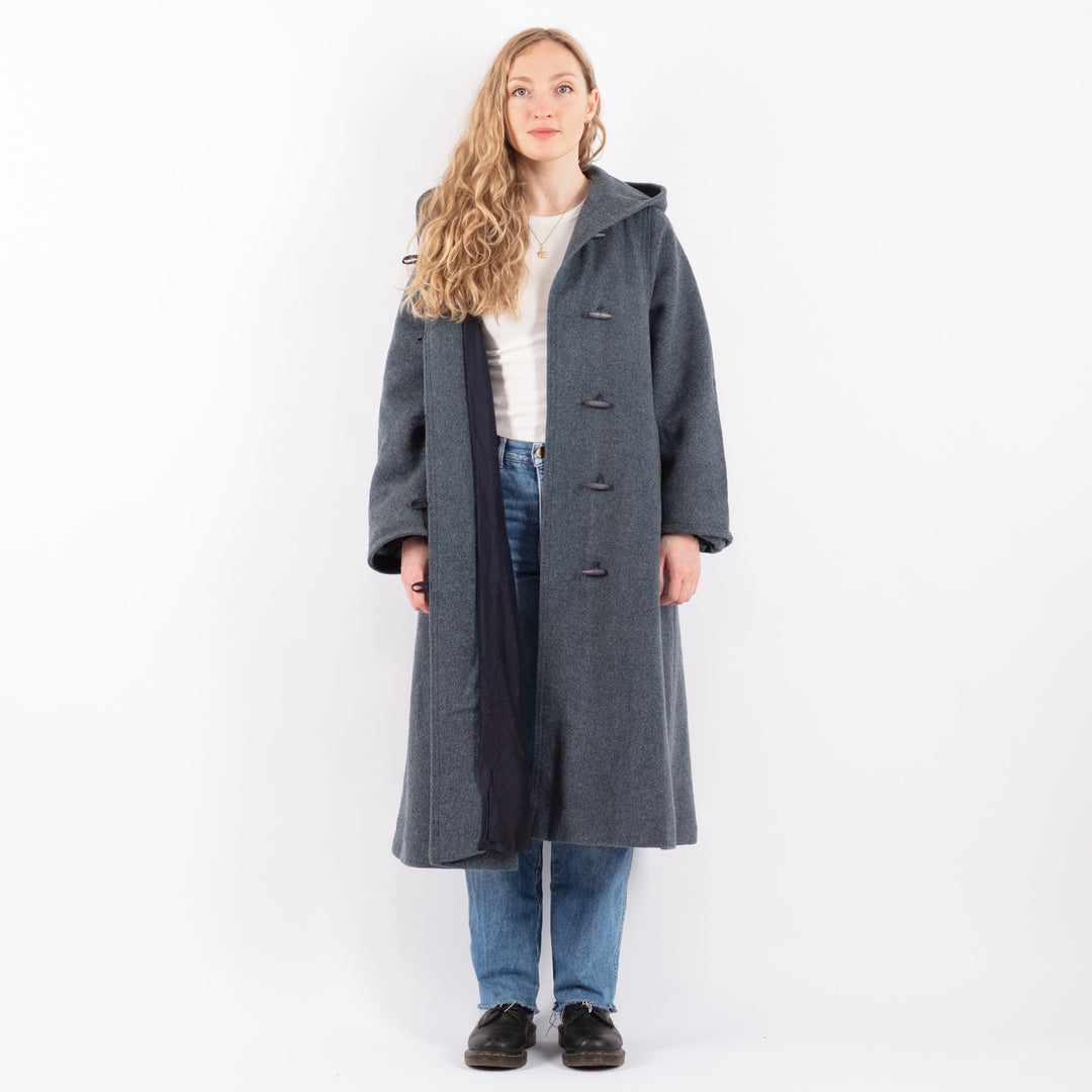 Vintage 80's Women Trench Coat in BlueV9435