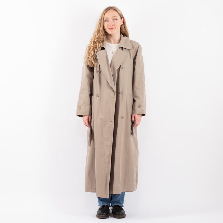 Vintage 70's Women Trench Coat in BeigeV9445