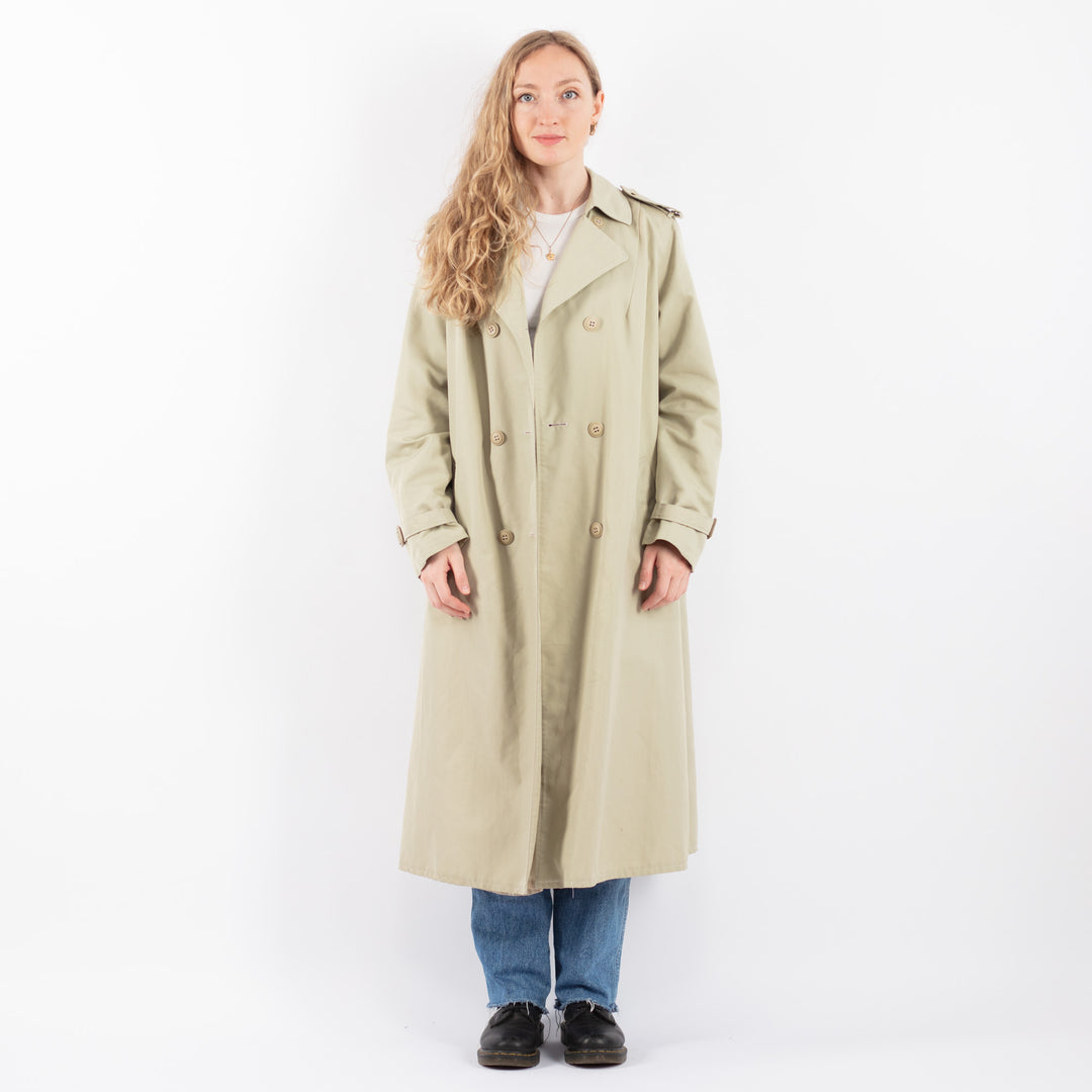 Vintage 70's Women Trench Coat in BeigeV9446