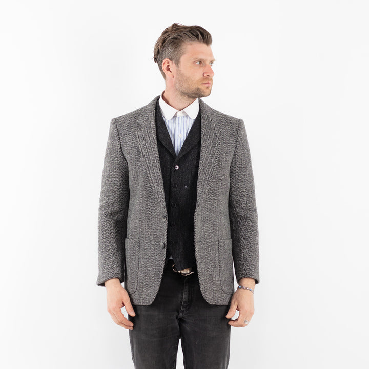 Vintage 90's Men Harris Tweed in GrayZ1726