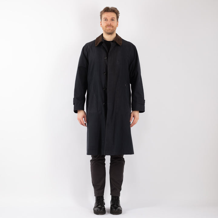Vintage 90's Men Mac Coat in BlueZ1253
