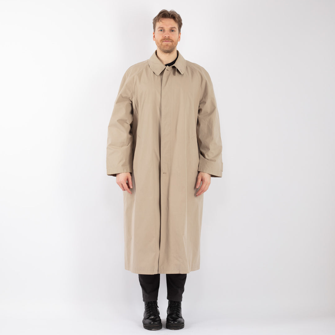 Vintage 90's Men Mac Coat in BeigeZ1254