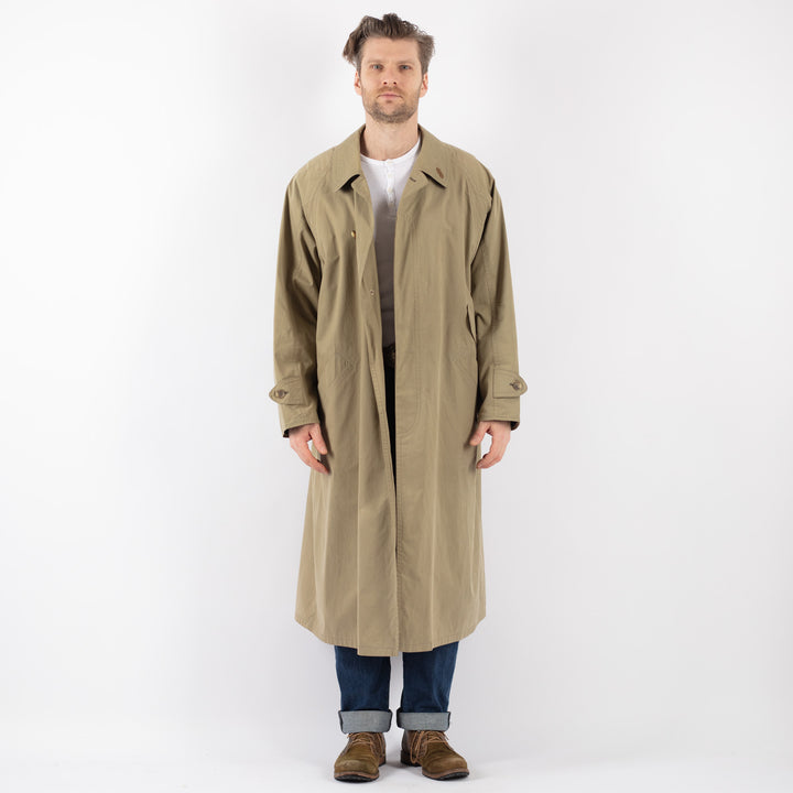 Vintage 70's Men Mac Coat in BeigeZ1214