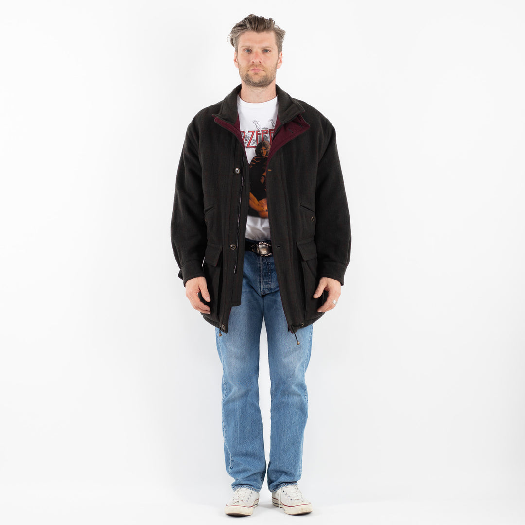 Vintage 70's Men Wool Blend in GreenZ1768