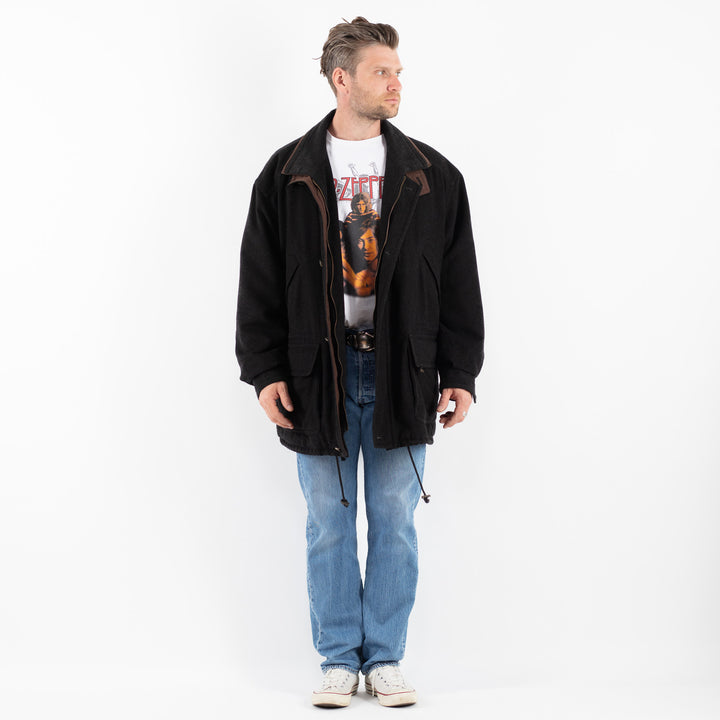 Vintage 90's Men Wool Blend Jacket in GrayZ1770