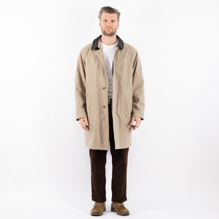 Vintage 90's Men Mac Coat in BeigeZ1668