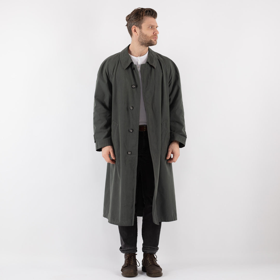 Vintage 80's Men Mac c in GrayZ825