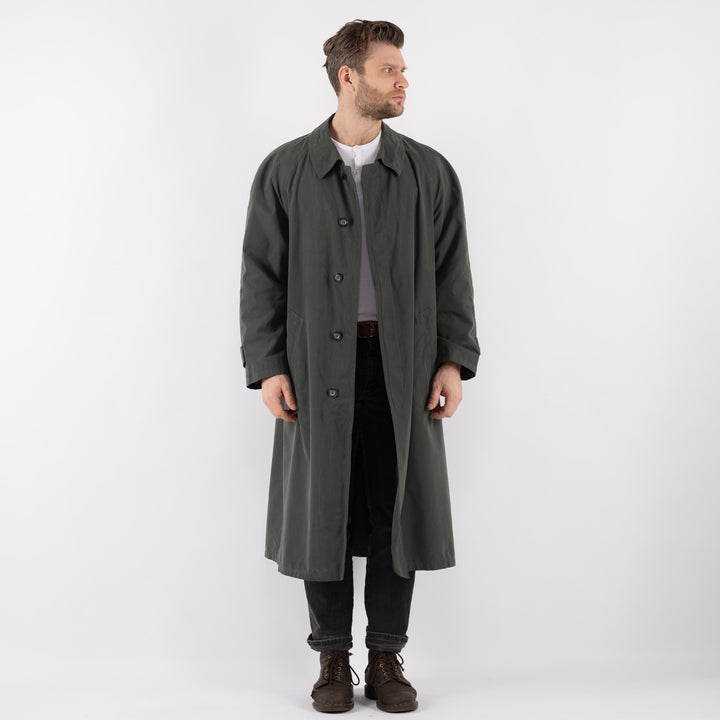 Vintage 80's Men Mac c in GrayZ825