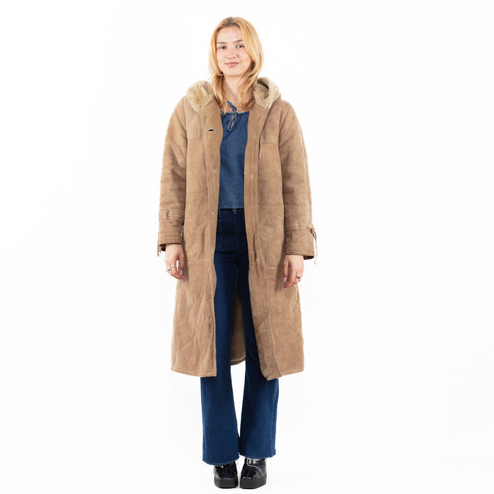 Vintage 90's Women Sheepskin in BeigeA0104