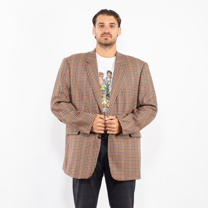 Vintage 90's Men Wool Blazer Jacket in MultiZ2228