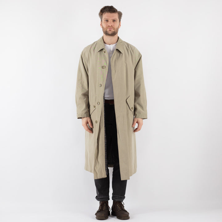 Vintage 80's Men Mac in BeigeZ831