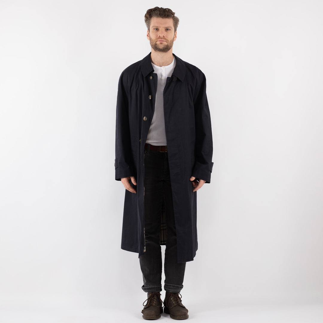 Vintage 90's Men Mac Coat in BlueZ833