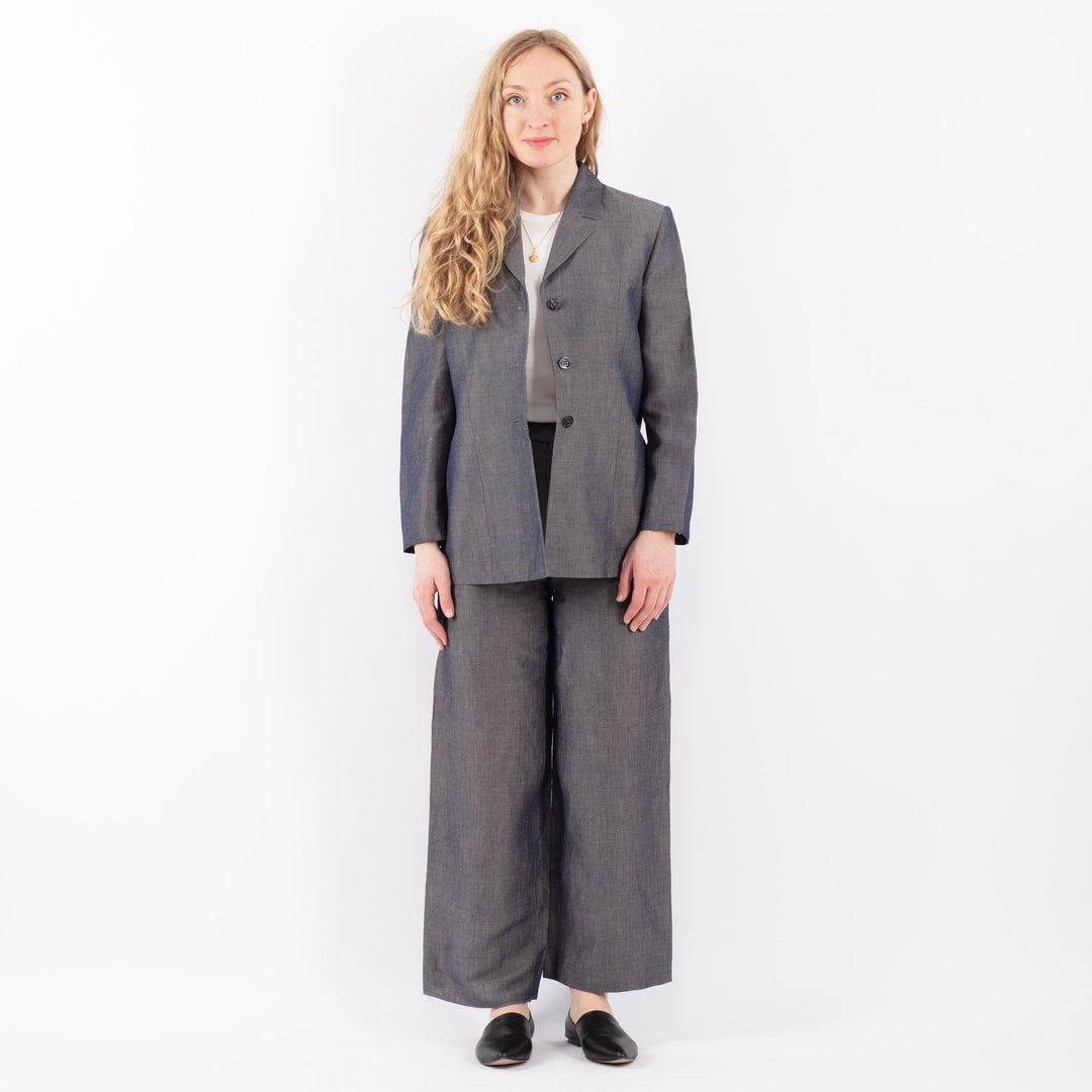 Vintage 00's Women Pantsuit in Gray