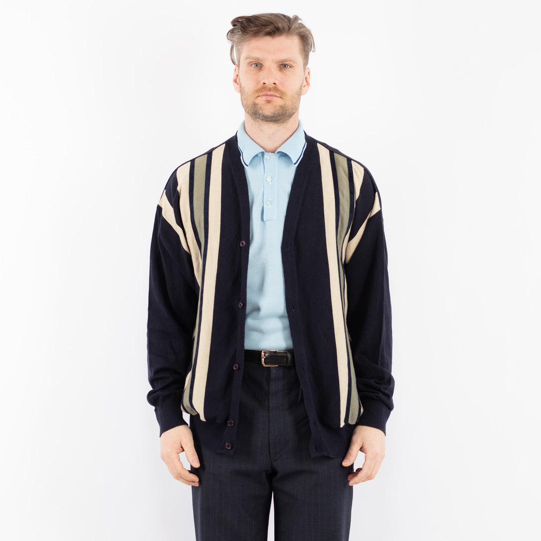 Vintage 90's Men Cardigan in BlueZ1391