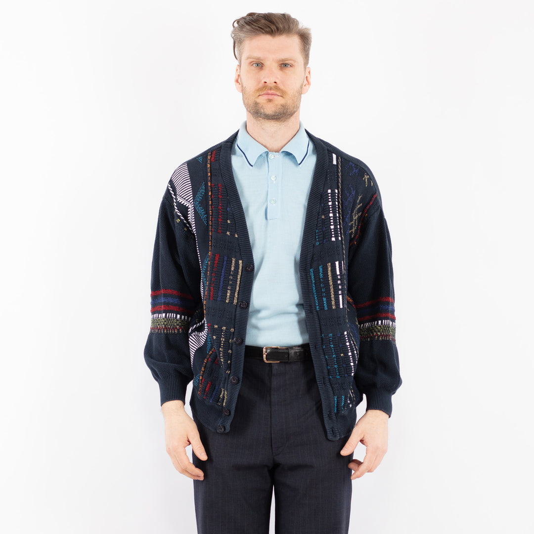 Vintage 90's Men Cardigan in BlueZ1392