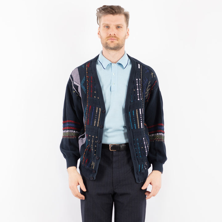 Vintage 90's Men Cardigan in BlueZ1392