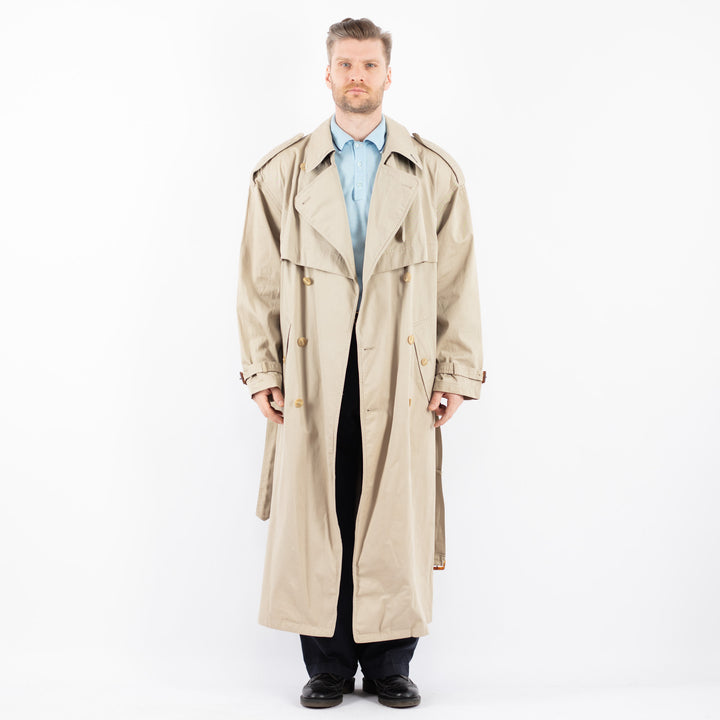 Vintage 70's Men Trench Coat in BeigeZ1458
