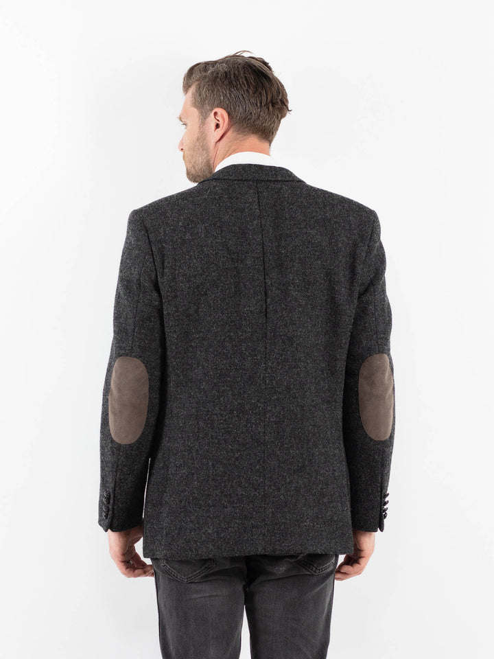 Vintage 00's Men Harris Tweed Jacket in GrayZ1727