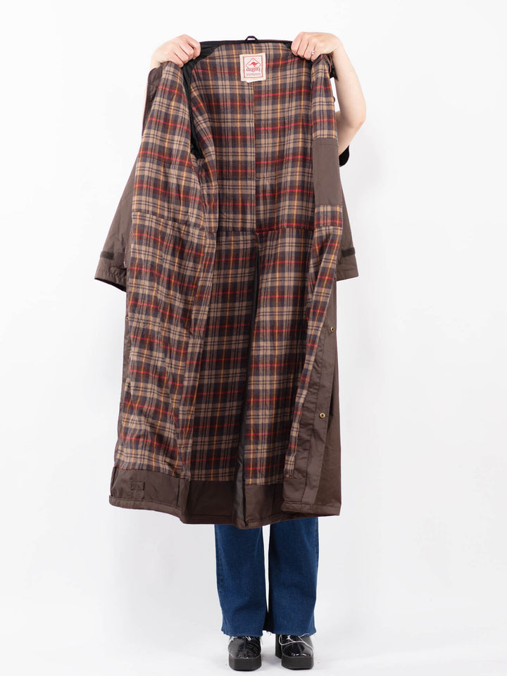 Vintage 00's Women Trench Coat in Brown