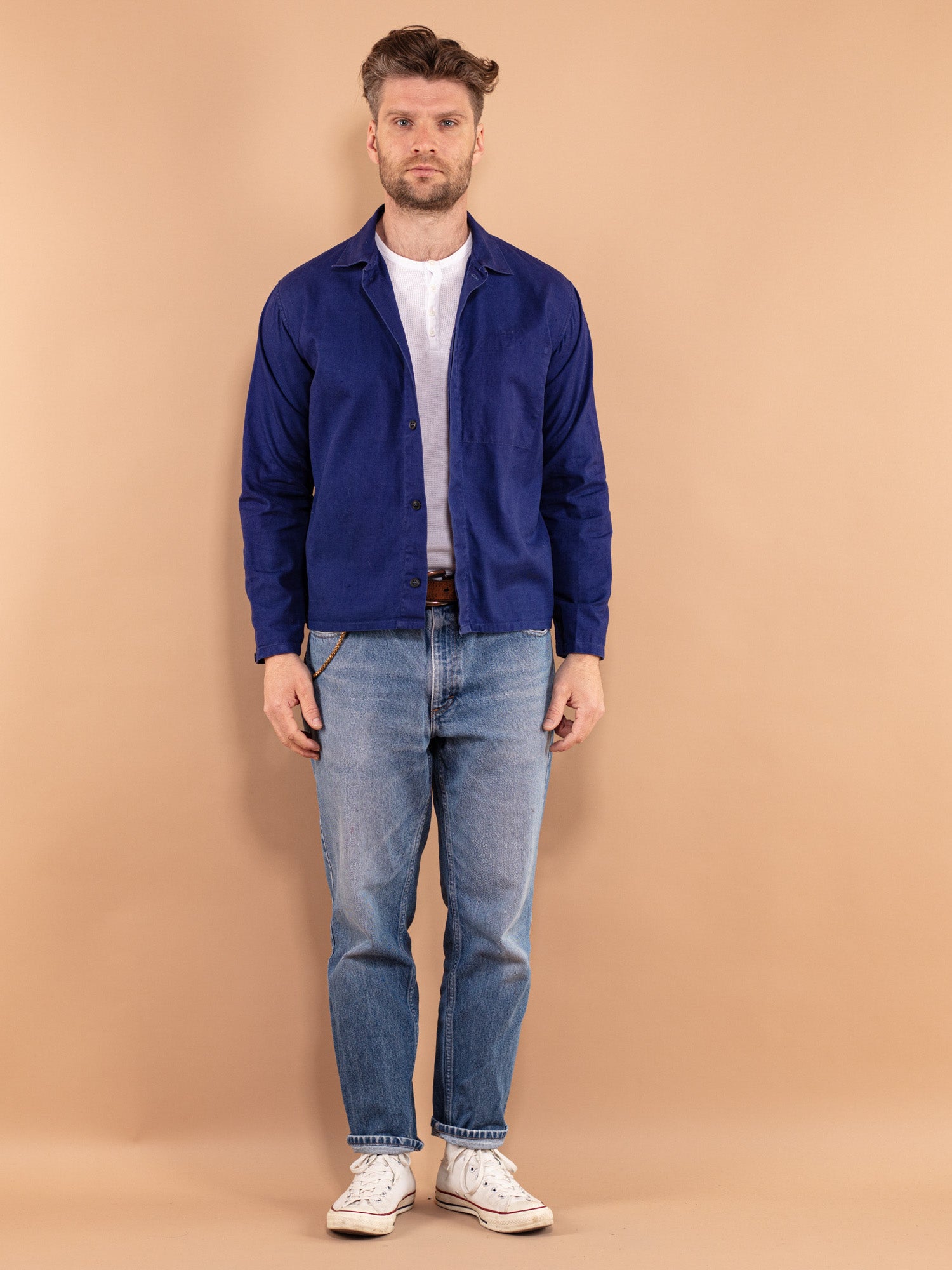 Vintage-60s-Men-French-Work-