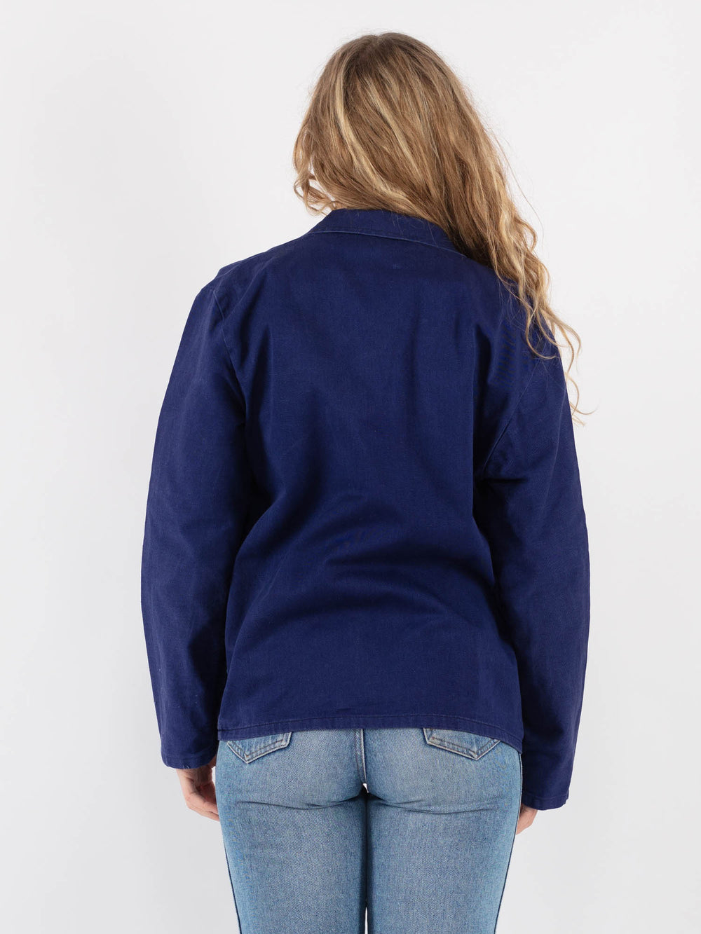 Vintage 60's Women Work Jacket in BlueV9379