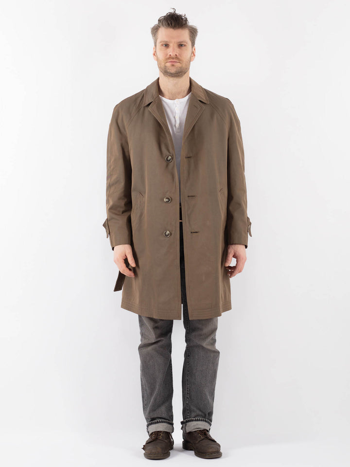 Vintage 70's Men Mac in BrownZ1089