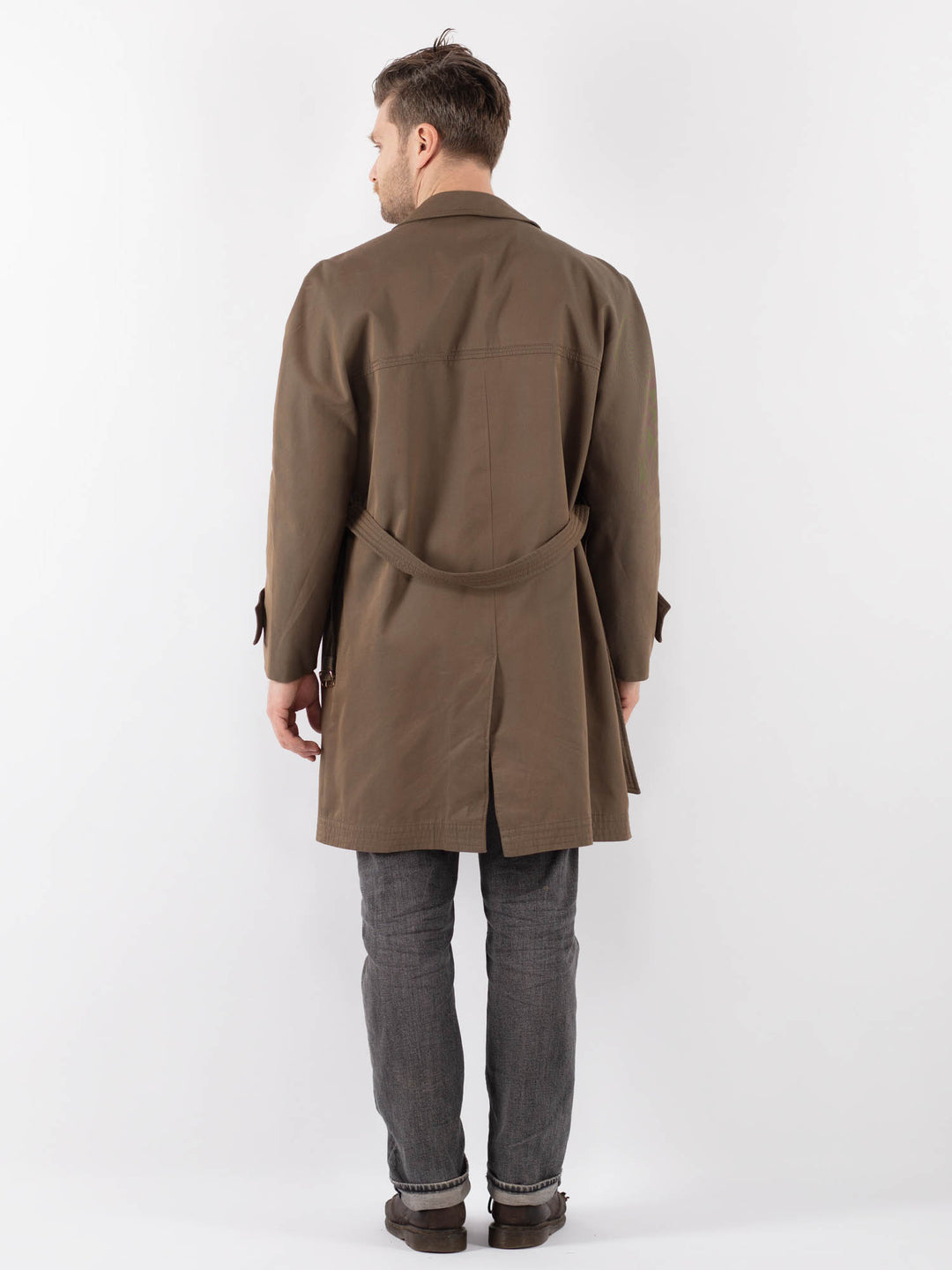 Vintage 70's Men Mac in BrownZ1089