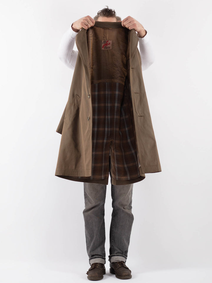 Vintage 70's Men Mac in BrownZ1089