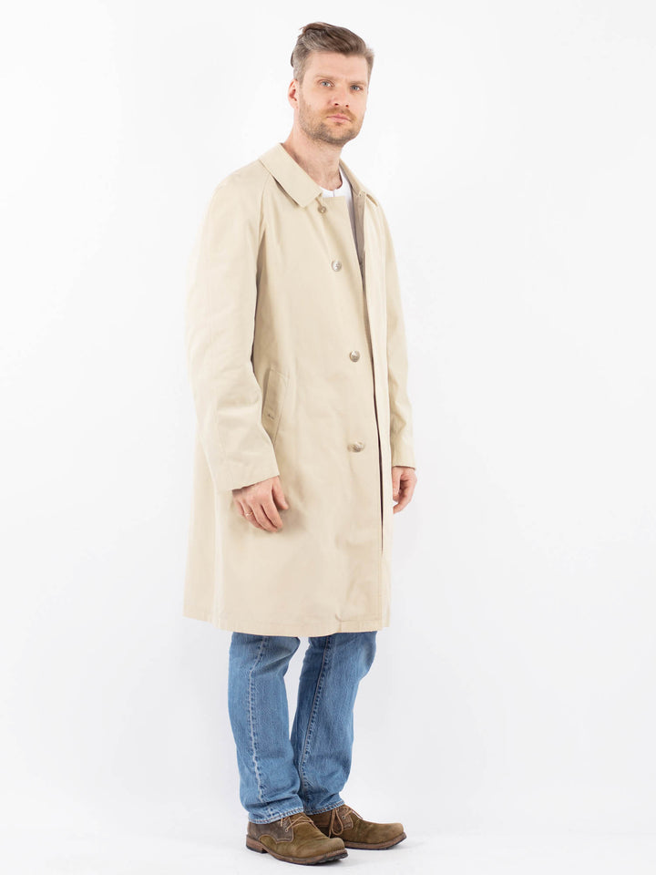 Vintage 70's Men Trench Coat in BeigeZ1465