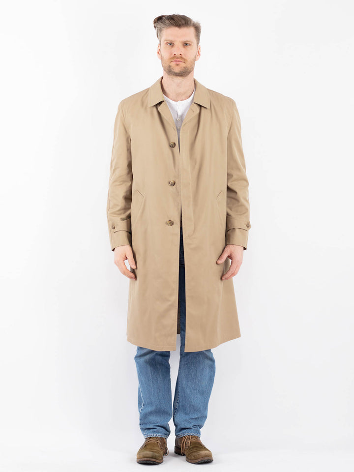 Vintage 70's Men Mac Coat in BeigeZ1473
