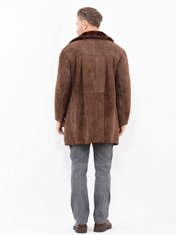 Vintage 70's Men Sheepskin in BrownZ2099