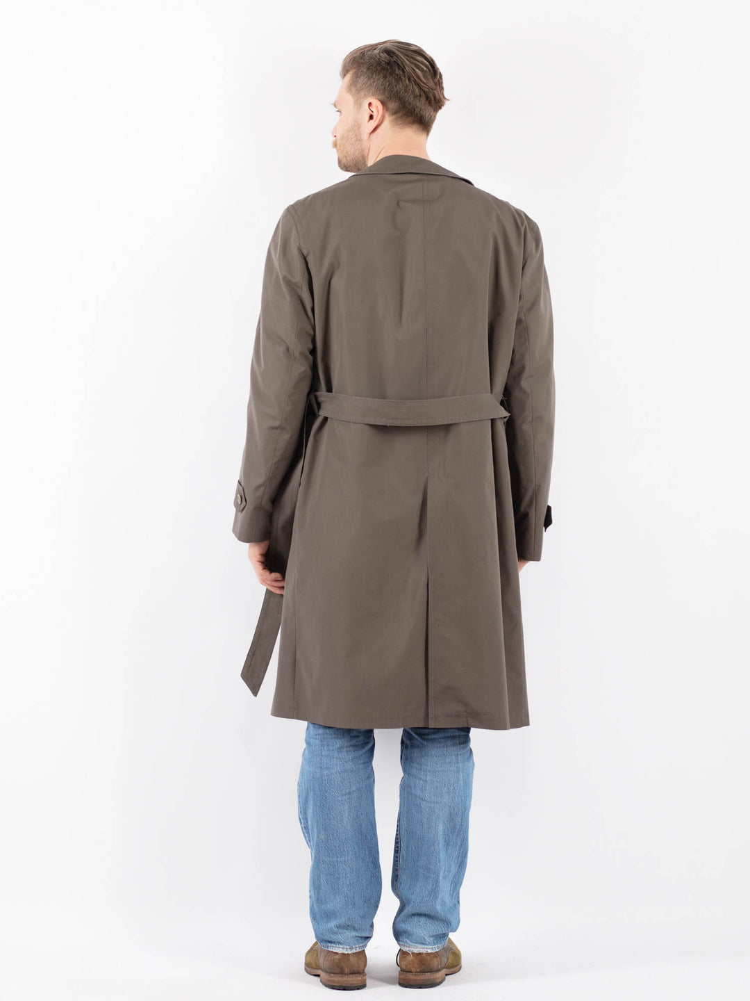 Vintage 70's Men Mac Coat in BeigeZ1470