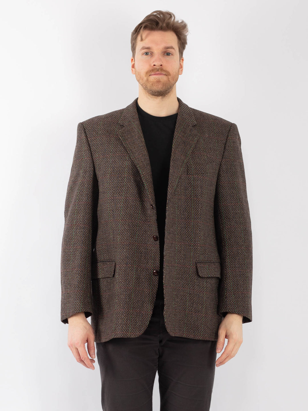 Vintage 70's Men Blazer Jacket in BrownZ1265