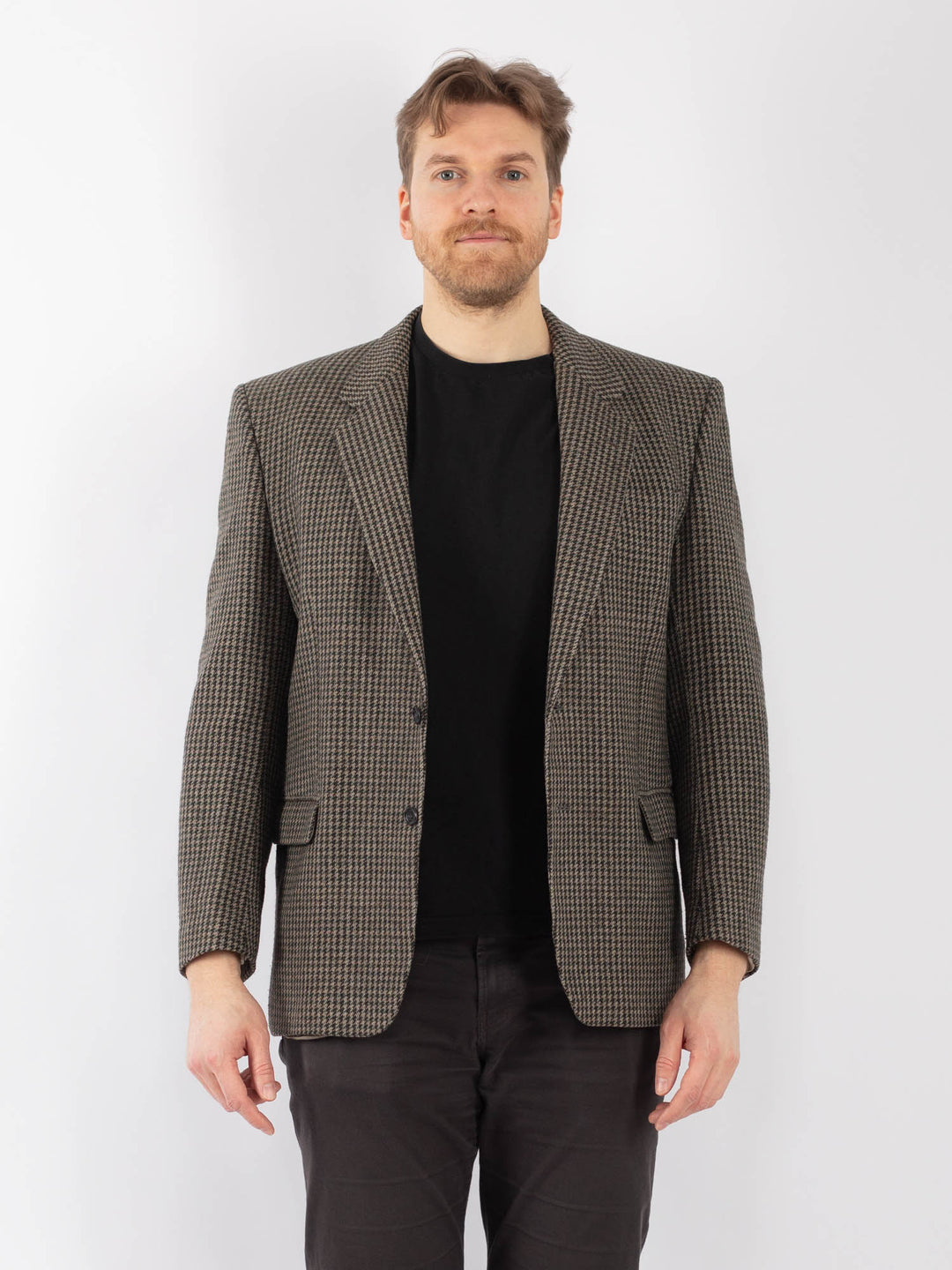 Vintage 70's Men Blazer Jacket in GrayZ1320