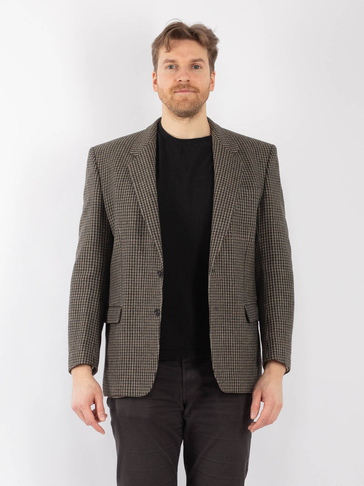 Vintage 70's Men Blazer Jacket in GrayZ1320