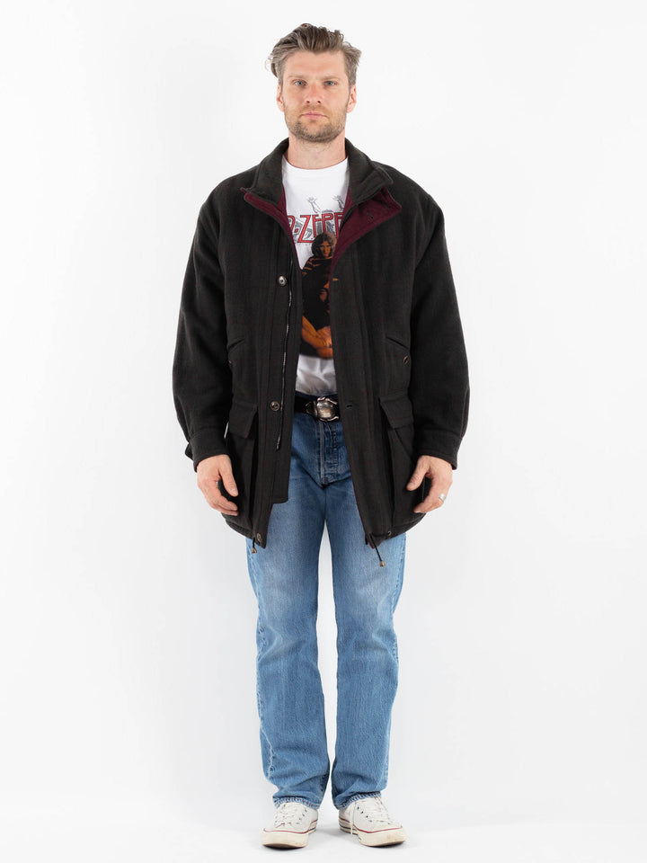 Vintage 70's Men Wool Blend in GreenZ1768