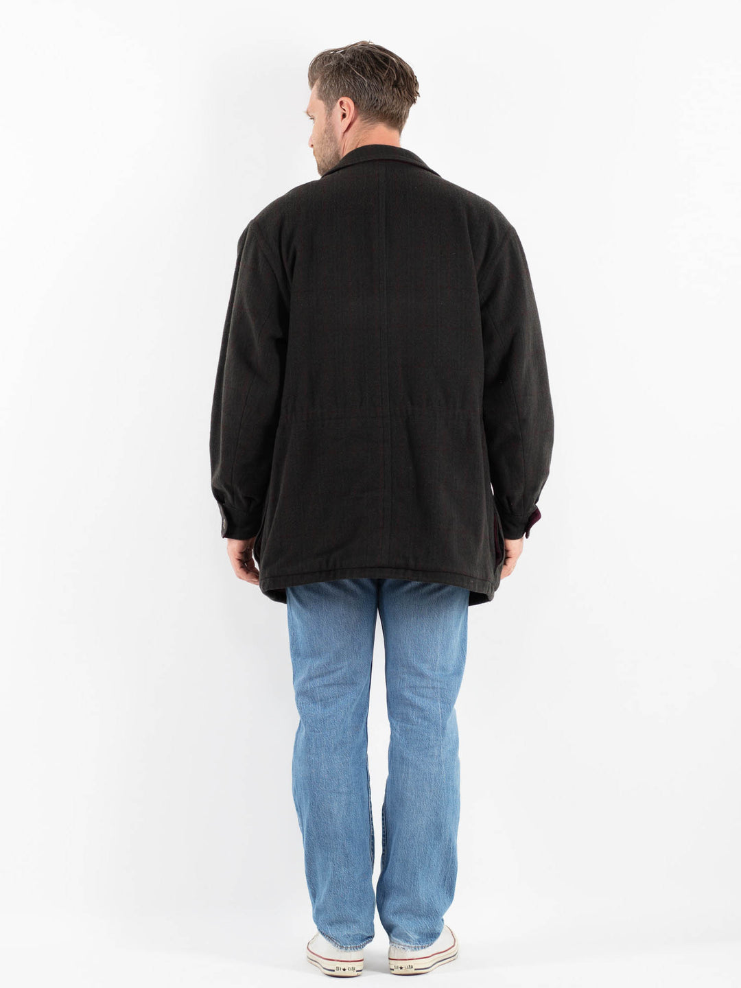 Vintage 70's Men Wool Blend in GreenZ1768