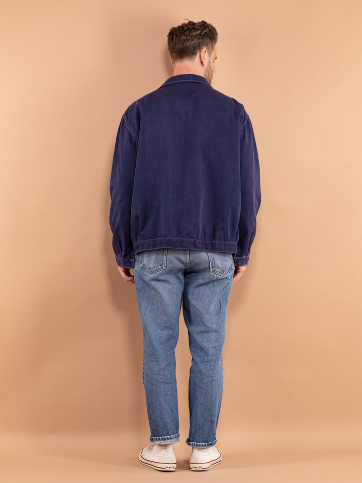 Vintage 70's Men Work Denim Jacket - NorthernGrip